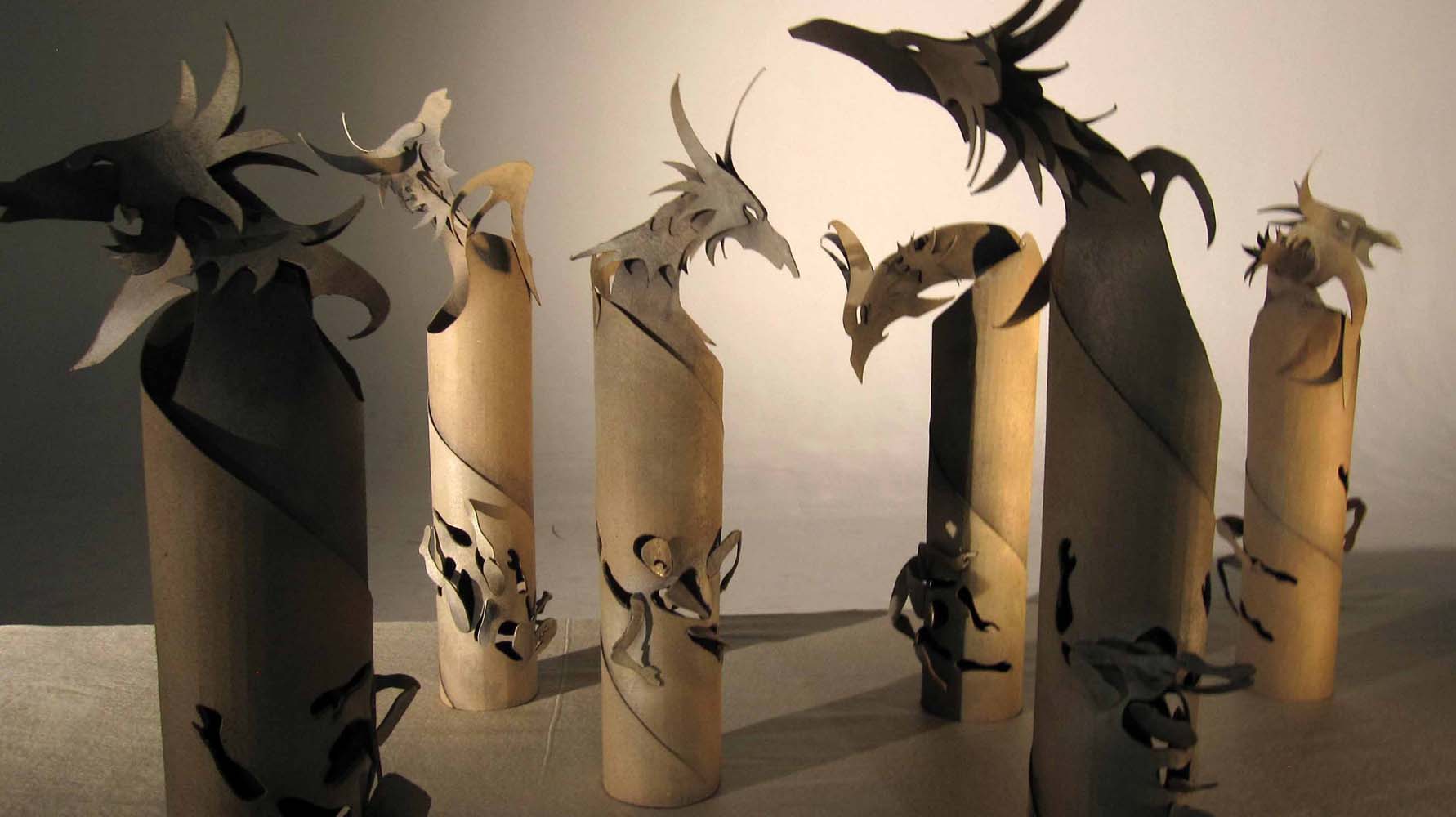 DRAGON TREES ...miniature set pieces for composit